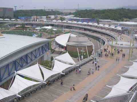 キッコロゴンドラから地球広場